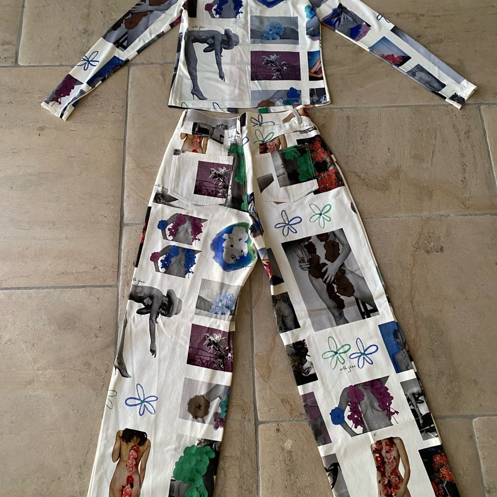 With Jean Abstract Pattern Shirt - Picture 6 of 6